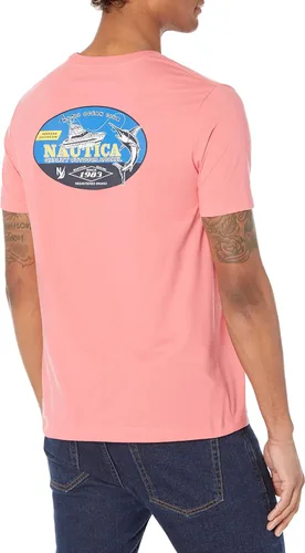 Vista 2 de Nautica Men's Sustainably Crafted Graphic T-Shirt