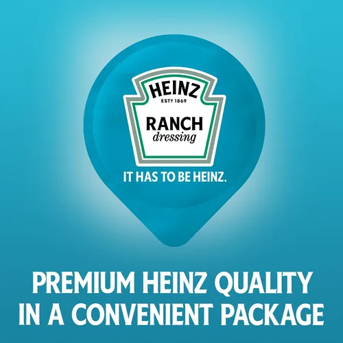 Vista 2 de Heinz Ranch Dressing - Salsa de inmersión de una sola porción (paquete de 60 unidades, tazas de inmersión de 2 onzas)