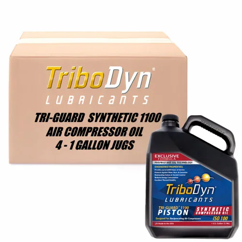 Vista 12 de Aceite de compresor de aire sintético sin detergente de 8,000 horas – TRI-Guard 1100, ISO 100, SAE 30 compresor de pistón – jarra de 1 galón
