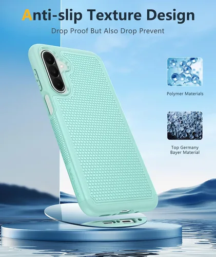 Vista 678 de FNTCASE Funda para iPhone 17 Pro: Fundas delgadas translúcidas de color azul claro compatibles con MagSafe, protección completa de la cámara