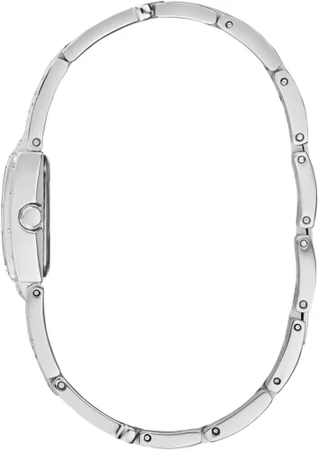 Vista 3 de GUESS Reloj de mujer de 0.866 in - Pulsera de tono plateado con esfera plateada, plateado, Classic