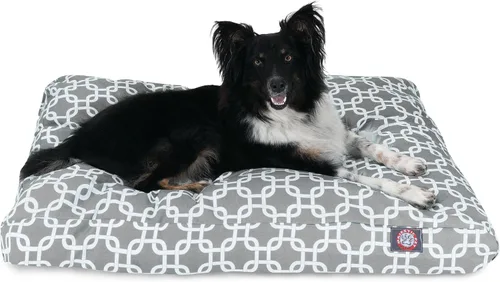 Vista 20 de Majestic Pet Cama para perro de espuma viscoelástica triturada, pequeña con funda extraíble lavable, cama ortopédica rectangular para perros, cama