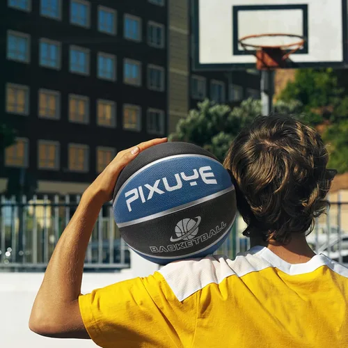 Vista 4 de Baloncesto para niños y adultos, tamaño 3 (22 pulgadas) y 5-7 (27.5-29.5 pulgadas) para juegos y entrenamiento en interiores/exteriores/piscina