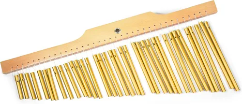 Vista 6 de ENNBOM Campanillas de barra con soporte ajustable para 25 notas 36 notas, campanillas de viento de una hilera, instrumento de percusión musical