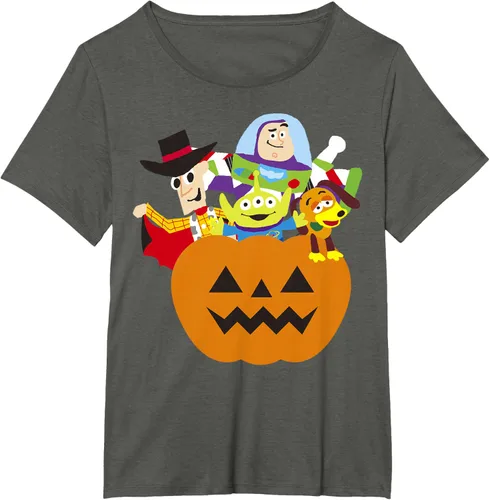 Vista 11 de Disney Pixar Toy Story - Camiseta de calabaza de Halloween, Negro