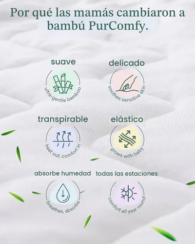 Vista 7 de PurComfy Saco de dormir súper suave 1.0 TOG, Saco de dormir premium de viscosa de bambú para bebé con cremallera de 2 vías, Manta vestible para bebé