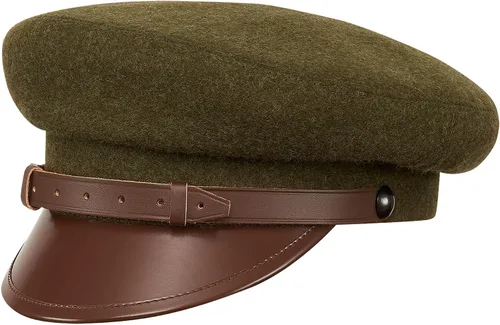 Vista 2 de Sterkowski Maciejowka - Gorra modelo 1 Gorra bretón 100% lana Gorra tradicional militar polaca para hombre