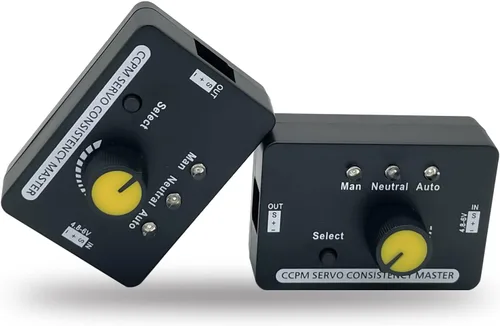 Vista 2 de 2Pack RC Servo Tester Centrado Herramienta ESC Motor Checker Construido en BEC 3CH Alta Precisión para Aviones Modelos de Control Remoto