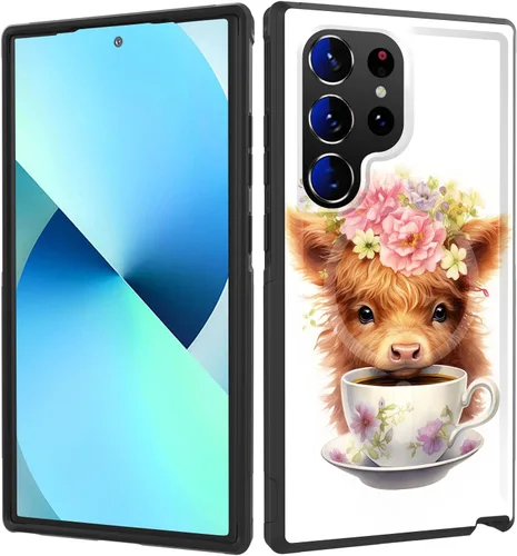 Vista 246 de Funda magnética para Galaxy A16 5G, [compatible con MagSafe] [protección contra caídas de grado militar] Funda resistente a prueba de golpes