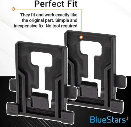 Vista 5 de BlueStars Posicionador ajustable para lavavajillas W10195840 ultraduradero – Compatible con lavavajillas Whirlpool Kenmore KitchenAid – Reemplaza