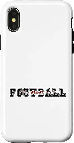 Vista 5 de Proud Football Mom Game Day Varsity Script Style Case for iPhone 17