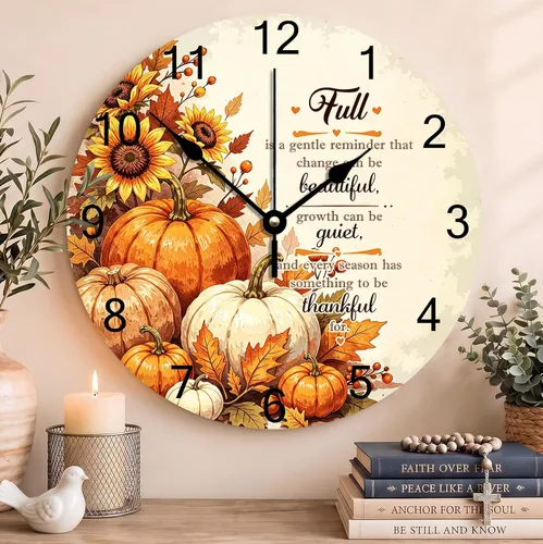Vista 22 de Reloj con versículo bíblico con citas de Jesús, relojes de 0929Regalos Cristianos (2)