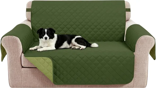 Vista 31 de Fundas para Silla Reclinable Reversibles Funda de Sofá para Mascotas Protector de Muebles Lazy Boy (Silla 23'', Beige/Beige)