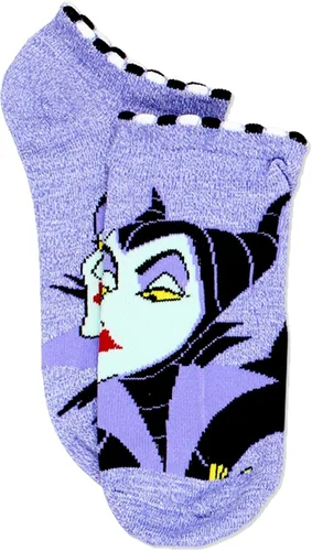 Vista 3 de Disney Villains - Paquete de 6 calcetines para mujeres adolescentes adolescenteadulto