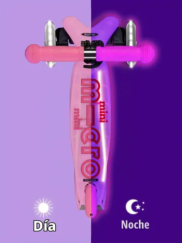 Vista 3 de Micro Kickboard Mini Deluxe Glow Plus LED Scooter Manillar ajustable Inclinación para dirigir Ligero Tres ruedas Niños de 2 a 5 años
