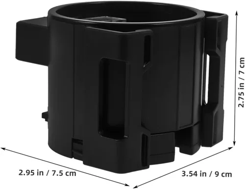 Vista 8 de Portavasos portátil para automóvil, portador de agua, para asiento de taza de agua, portavasos para bebidas, tazas de café automotrices, portavasos