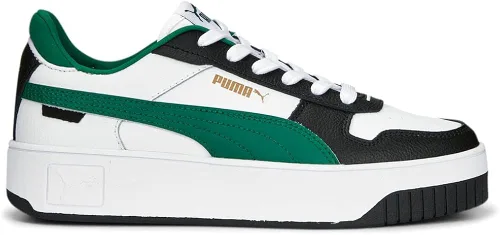 Vista 3 de PUMA Mujeres Carina Street Lace Up Zapatillas Casual Zapatos Casual - Blanco
