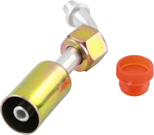 Vista 5 de Juego de accesorios de aire acondicionado #6 AC Juego de accesorios hembra con junta tórica Beadlock 5/8-18UNF Incluye recta 45 90 grados