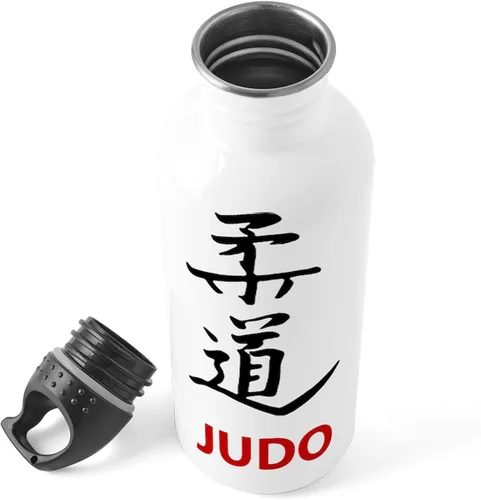 Vista 4 de CafePress Judo - Botella de agua de acero inoxidable, 1 botella de agua de acero inoxidable de 34 onzas
