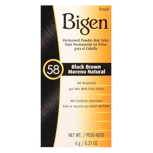 Vista 13 de Bigen - Tinte permanente en polvo, castaño claro #46, 0.21 onzas