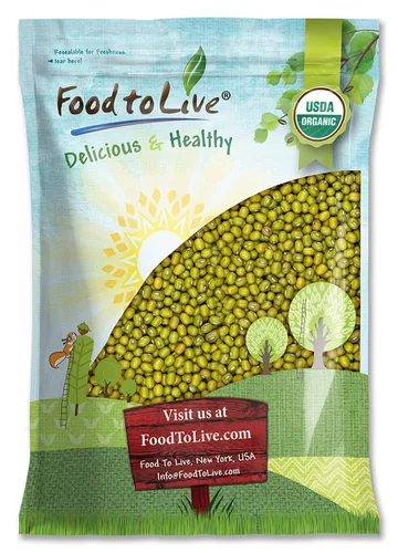 Vista 8 de Food to Live - Frijoles mungos secos (Kosher, Granel)