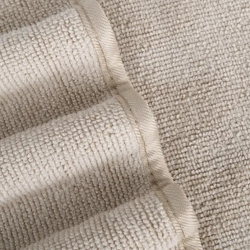 Vista 4 de POLYTE Premium - Toalla de mano de microfibra sin pelusas, 13 x 13 pulgadas, juego de 6 (beige) Paquete de 6, de gran tamaño, sin pelusas, secado