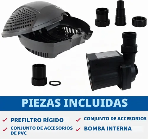 Vista 2 de The Pond Guy SolidFlo G2 Bomba sumergible para estanques pequeños, 600 GPH