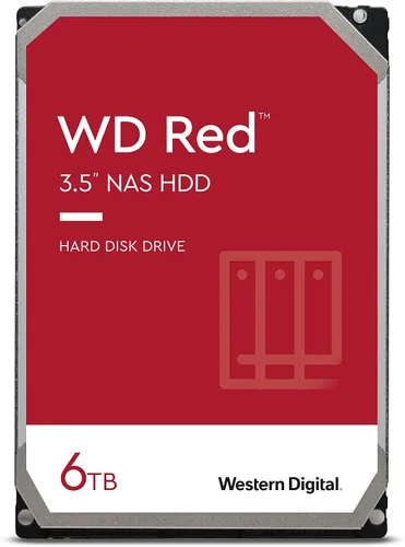 Vista 2 de Western Digital Disco duro interno WD NAS de 2 TB - 5400 RPM, SATA 6 Gb/s, SMR, caché de 256 MB, 3.5" - WD20EFAX, rojo