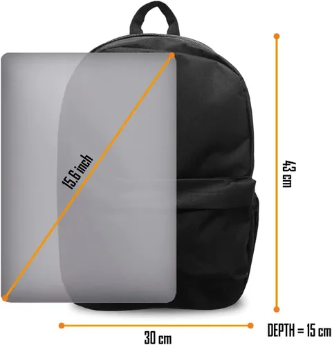 Vista 4 de Metallica Mochila negro altura 177in ancho 118in profundidad 59in Negro - Mochila