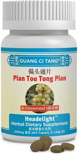 Vista 2 de Pian Tou Tong Wan -K64- Guang Ci Tang Hierbas Chinas Seriales