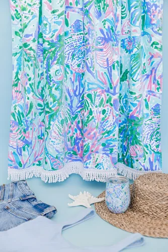 Vista 6 de Lilly Pulitzer Toalla grande para piscina/playa de tamaño extra, 40 x 70, toalla grande de felpa para adultos, Soleil It On Me