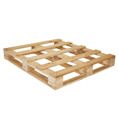 Vista 7 de Treaton, Paleta de madera de entrada de 4 vías para servicio pesado, 48 x 48 x 5 pulgadas, paleta de envío de madera dura de grado industrial