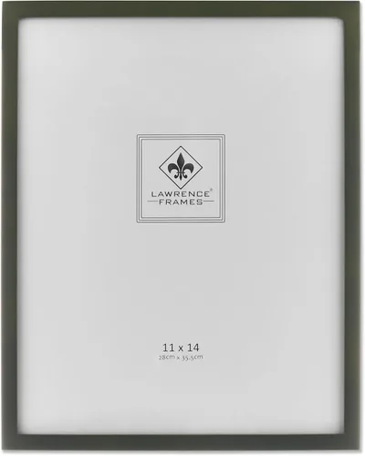 Vista 99 de Lawrence Frames Marco de fotos de madera negra, colección Gallery, 2 x 3 pulgadas, negro