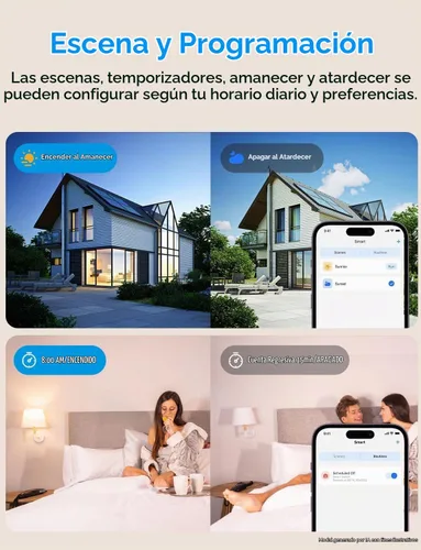 Vista 7 de meross Paquete de 4 interruptores inteligentes de 3 vías, interruptor de luz inteligente compatible con Apple HomeKit, Siri, Alexa, Google Assistant