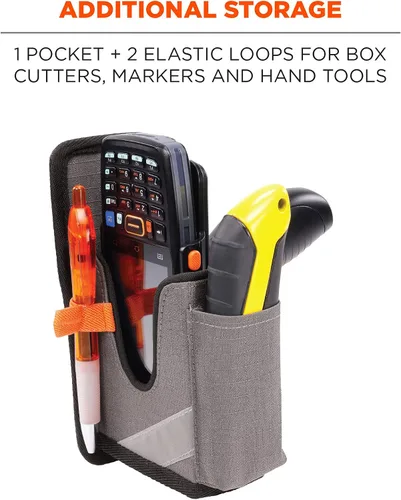 Vista 5 de Ergodyne Squids 5541 - Funda para escáner de código de barras para computadoras móviles con agarre de pistola, soporte para escáneres de código