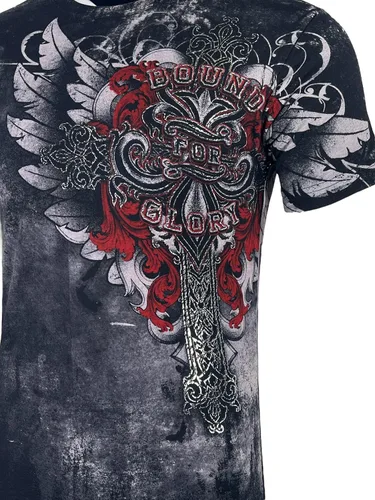 Vista 5 de Xtreme Couture by Affliction Camiseta Hombre Salvation Negro