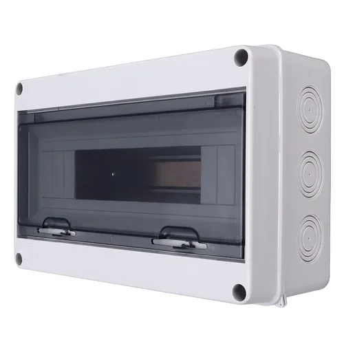 Vista 9 de Caja de Protección de Distribución IP65 ABS, Caja de Distribución de Interruptor de Circuito Impermeable de 12 Vías, 12 DIN Caja de Unión