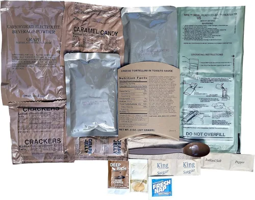 Vista 3 de Marca comida de Mre nuevo Pack variedad con munición última intervensión milspec pueden