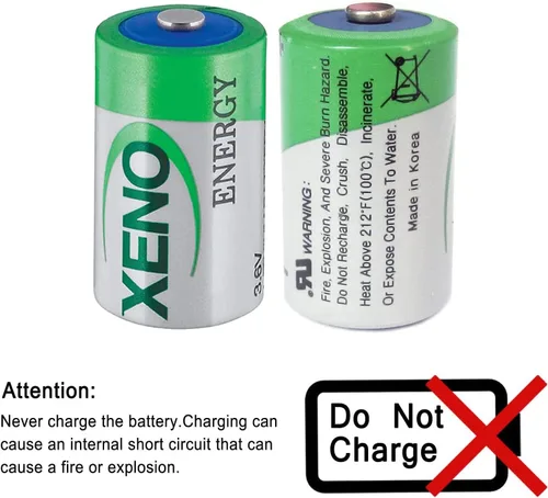 Vista 5 de (10 Pack) XL-050F 1/2 AA 3.6V Lithium Battery for Xeno Energy XL-050F 1/2 AA 3.6V Lithium Battery