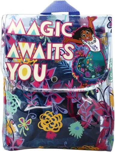 Vista 3 de Disney - Mini mochila transparente con solapa superior