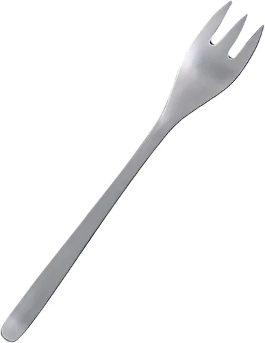 Vista 16 de Sori Yanagi Simple Form Cutlery for Easy Use, Tsubamesanjo Stainless Steel Fish Fork, Sleek Design for Smooth Texture, Dishwasher Safe, Brushed