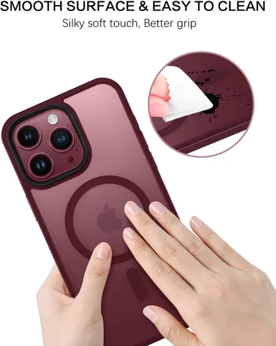 Vista 7 de BENTOBEN Funda protectora para iPhone 15 Pro Max, translúcida mate, delgada, a prueba de golpes, para mujeres y hombres, para iPhone 15 Pro Max