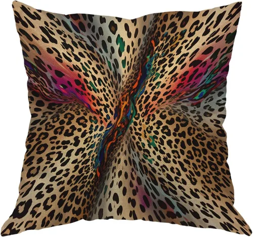 Vista 17 de Moslion Almohadas decorativas para gatos, funda de almohada de 18 x 18 pulgadas, funda de almohada cuadrada de lino y algodón, para sofá y dormitorio