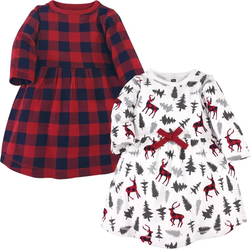 Vista 168 de Hudson Baby Vestidos de algodón para niña Bosque encantado