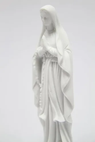 Vista 6 de Vittoria Collection Escultura italiana de estatua de Nuestra Señora de Lourdes Virgen María Bendita Madre de Lourdes hecha en Italia
