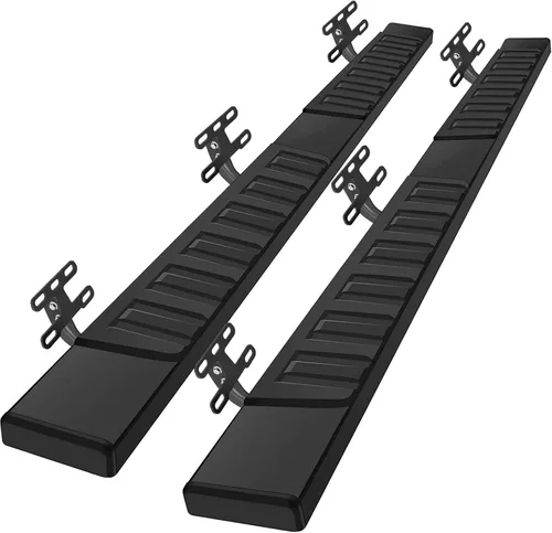 Vista 14 de COMNOVA - Estribos de 6 pulgadas para Dodge Ram 1500 Crew Cab 2009-2018 (incluido el modelo clásico 2019+), Ram 2500 3500 10-26, estribos y Negro