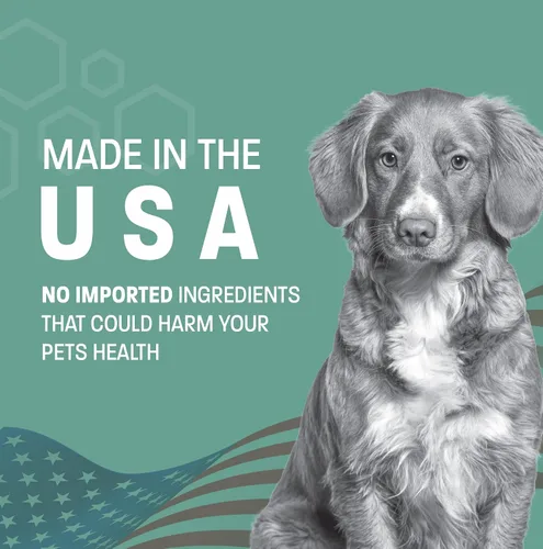 Vista 5 de Masticables calmantes de cáñamo para la ansiedad de los perros – Golosinas de cáñamo para perros para calmar – Masticables suaves para el estrés