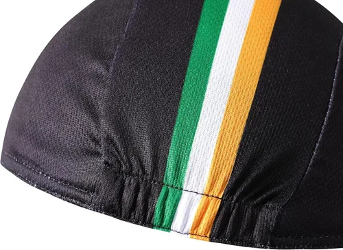 Vista 2 de Brooklyn - Gorra de ciclismo retro para usar debajo del casco, forro de casco de ciclismo, transpirable y absorción de sudor