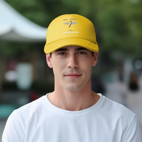 Vista 6 de Gorra de béisbol de malla ajustable para papá unisex
