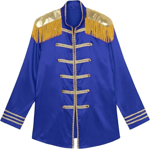 Vista 5 de Chaqueta de pimienta SGT para hombre y adulto, estrella de la música hippie de los años 60, Halloween, Navidad, SGT